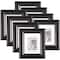 8 Pack: Black Frame with Mat, Gallery™ by Studio Décor®